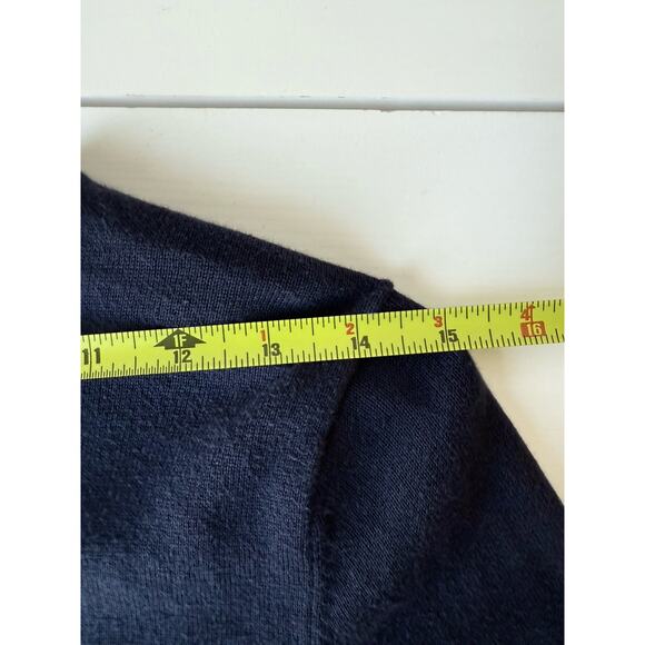 Lilly Pulitzer Blue Cotton Button Front Cardigan Sweater Women's S Palm Tree - Picture 9 of 10